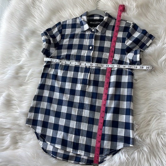 J. Crew Mercantile Plaid Short Sleeve Size XS. - Picture 3 of 11